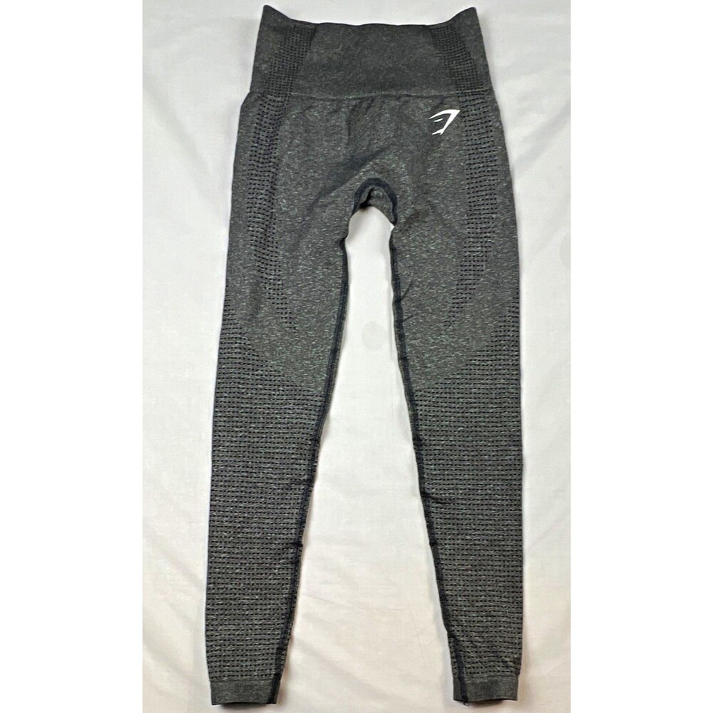Gymshark Vital Seamless Gray High-Rise Seamless Ankle Leggings XS